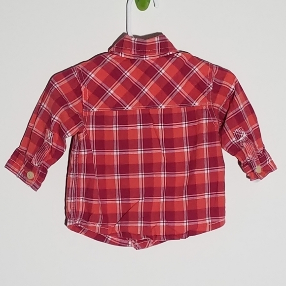 Oshkosh Genuine Kids Fall Button Down Polo 3m - Picture 2 of 5